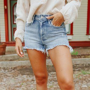 Kancan Karen High Rise Jean Shorts Size 11/29